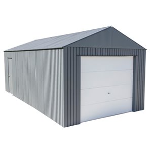 Everest 12-ft x 25-ft Charcoal Garage