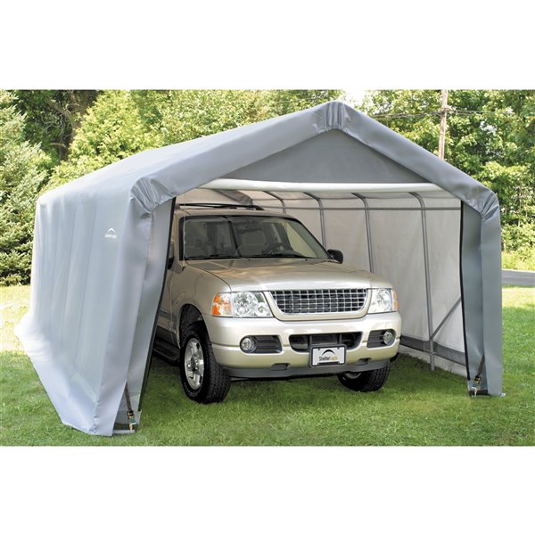 ShelterCoat 12 x 20 ft Garage Peak Gray