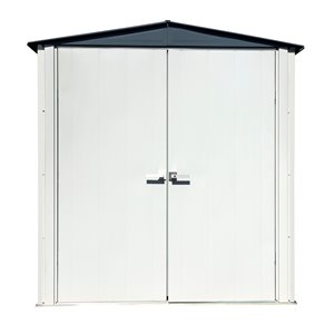 Spacemaker 6-ft x 3-ft Grey/Anthracite Steel Patio Storage Shed