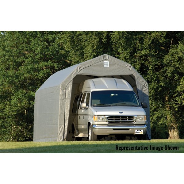 ShelterCoat 12-ft x 28-ft Grey Garage Barn