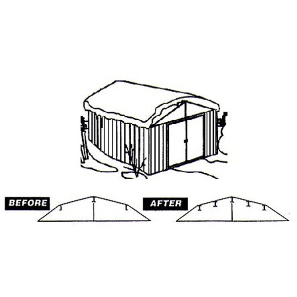 Roof Strengthening Kit - 10x12 ft Shed-Slide Doors