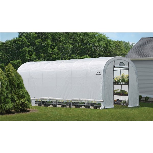 GrowIT Heavy Duty 12 x 24 ft Round Greenhouse