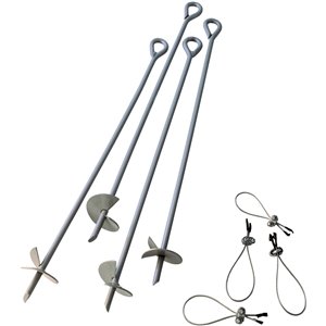 ShelterAuger 30-in 4-Pack Earth Anchors