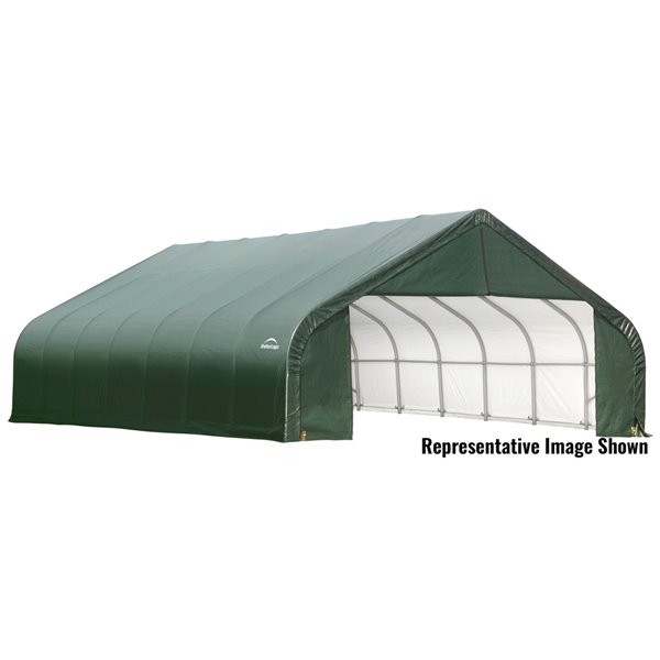 ShelterCoat 28 x 24 ft Garage Peak Green STD