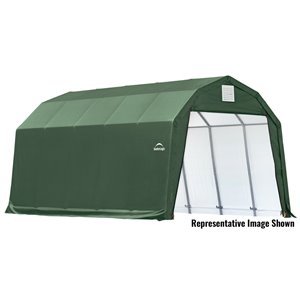 ShelterCoat 12 x 20 ft Garage Barn Green STD