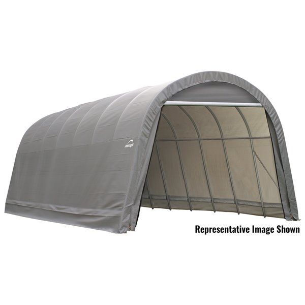 Rond Garage ShelterCoat 15 x 24 pi, Grey