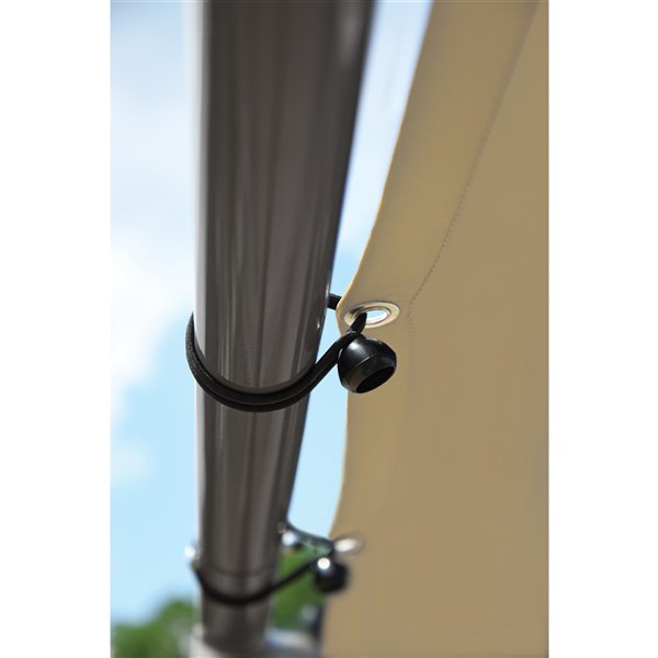 ShelterLogic Solano Gazebo Canopy Cover - 10 ft x 6 ft - Tan