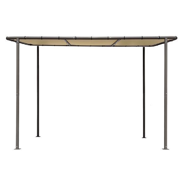 ShelterLogic Solano Gazebo Canopy Cover - 10 ft x 6 ft - Tan