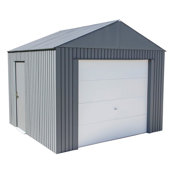 Sojag Everest Garage 12 X 10 Ft In Charcoal Grc1210 Rona Sojag Everest Garage 12 X 10 Ft In Charcoal Grc1210 Rona
