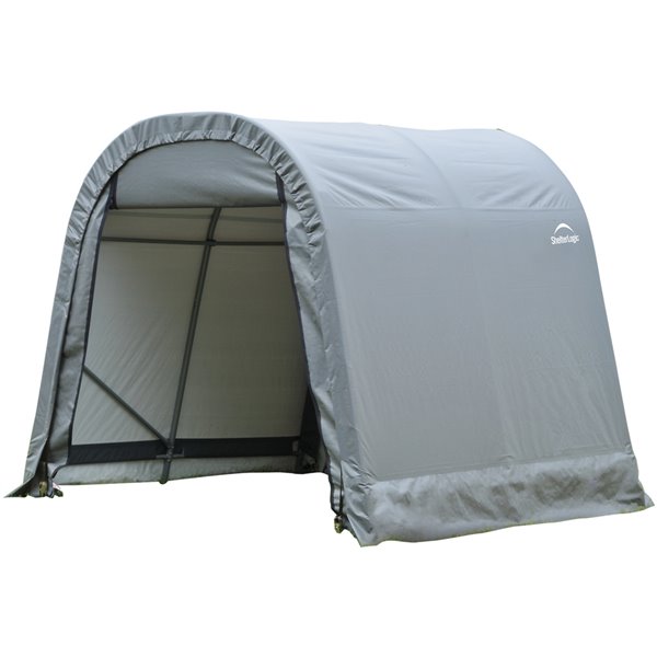 Rond Garage ShelterCoat 8 x 8 pi, Gris standard