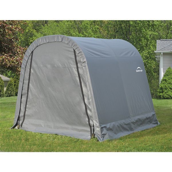 Rond Garage ShelterCoat 8 x 8 pi, Gris standard