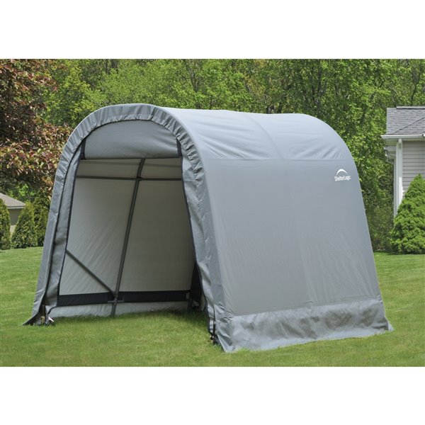 Rond Garage ShelterCoat 8 x 8 pi, Gris standard