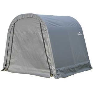 Rond Garage ShelterCoat 8 x 8 pi, Gris standard