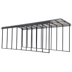 Arrow Carport, 14-ft x 42-ft x 14-ft, Charcoal