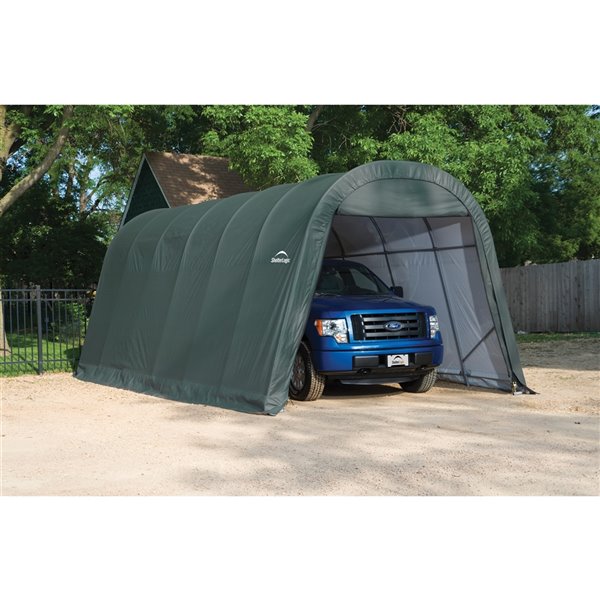 ShelterCoat 13 x 24 ft Garage Round Green STD