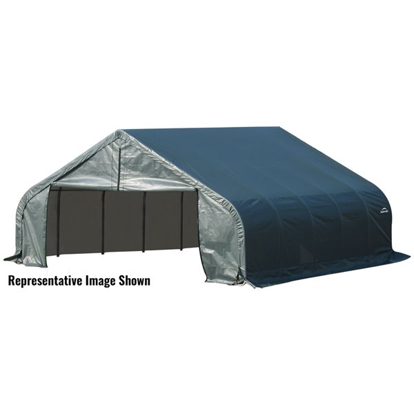 ShelterCoat 22 x 24 ft Garage Peak Green STD