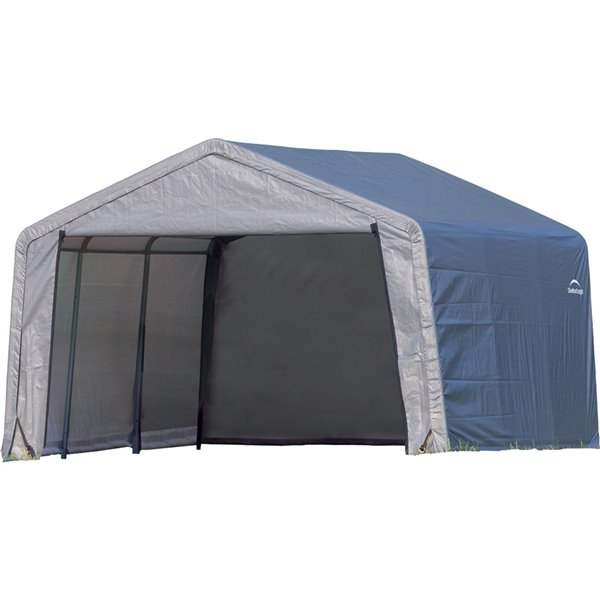 Abri de rangement ShelterLogic 12 x 12 x 8 pi acier gris