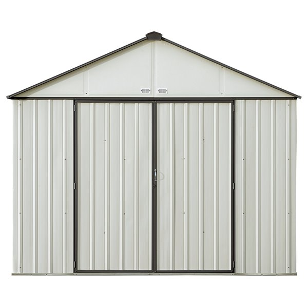 EZEE Shed Steel Storage 10x8 ft Galvanized Cr-Char