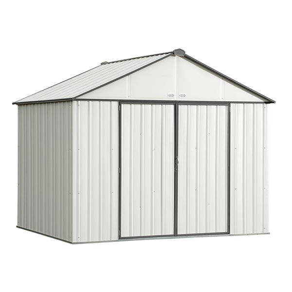 EZEE Shed Steel Storage 10x8 ft Galvanized Cr-Char