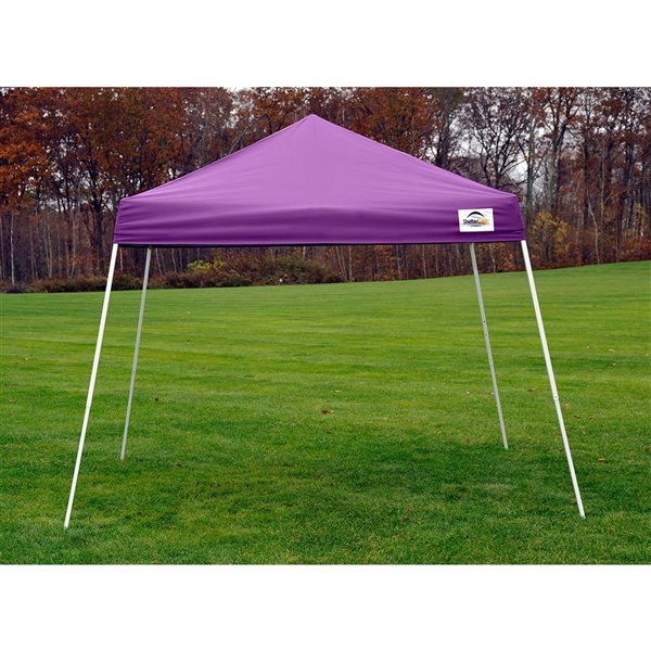 Pop-Up Canopy HD - Slant Leg 10 x 10 ft Purple