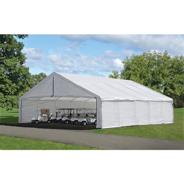 ShelterLogic UltraMax 30-ft x 30-ft White Canopy Enclosure Kit