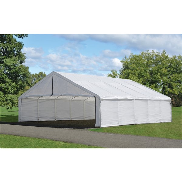 ShelterLogic UltraMax 30-ft x 30-ft White Canopy Enclosure Kit