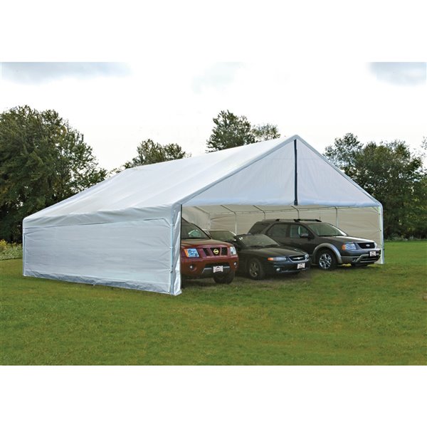 ShelterLogic UltraMax 30-ft x 30-ft White Canopy Enclosure Kit