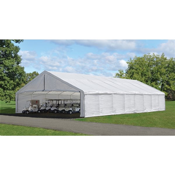 ShelterLogic UltraMax 30-ft x 50-ft White Canopy Enclosure Kit