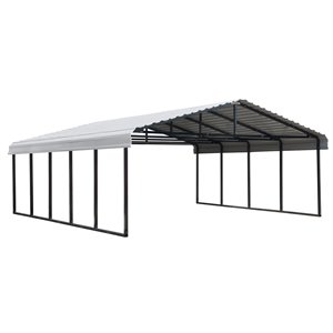 Arrow Carport 20 x 24 - Eggshell