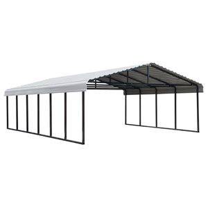 Arrow Carport 20 x 29 - Eggshell