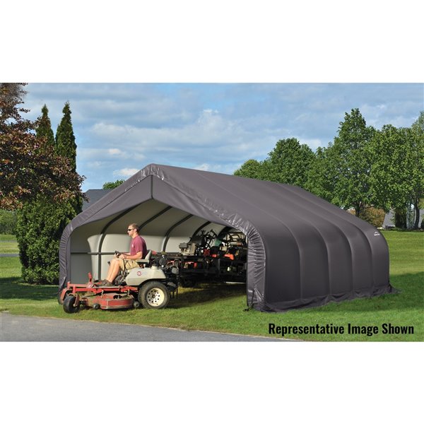 ShelterCoat 18 x 24 ft Garage Peak Gray STD