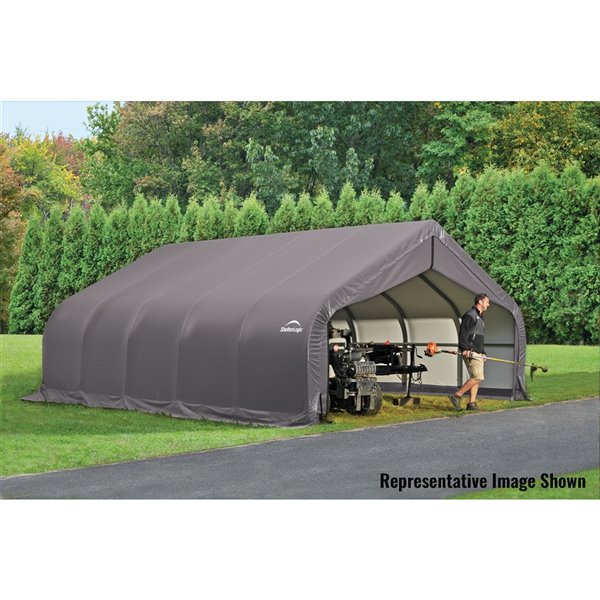 ShelterCoat 18 x 24 ft Garage Peak Gray STD