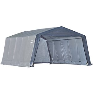 ShelterLogic 12 x 20-ft Grey Steel Car Shelter