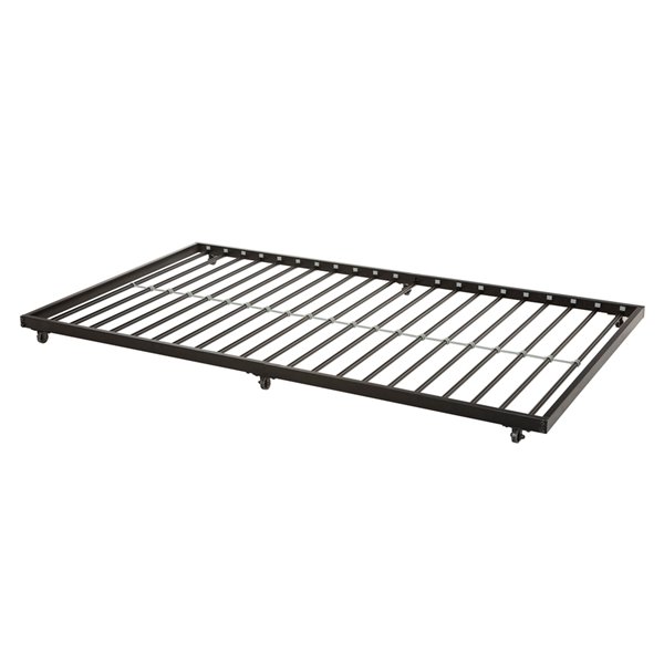 Walker Edison Twin Roll Out Trundle Bed, Rolling Twin Bed