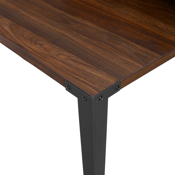 Dark walnut deals desk top