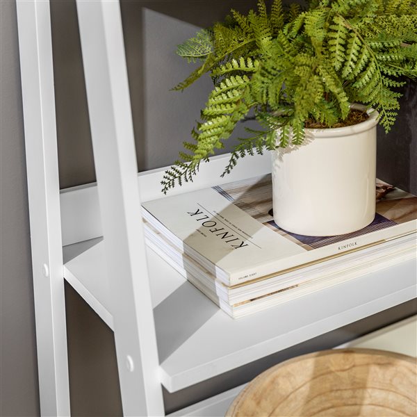 White ladder 2024 bookshelf ikea