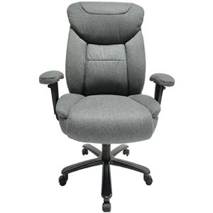 TygerClaw Big-and-Tall Executive Chair - Gray