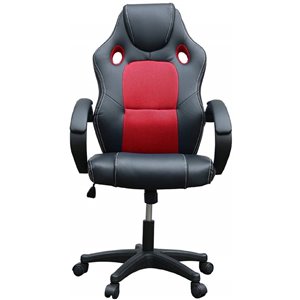 TygerClaw High-Back Gaming Chair - Red