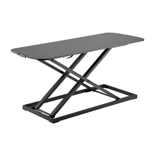 Poste de travail de table TygerClaw, 15,75 po x 31,34 po, noir