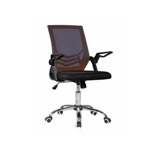 TygerClaw Mid-Back Mesh Office Chair - Black