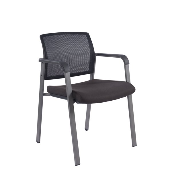 TygerClaw Low-Back Mesh Guest Chair - Black TYFC20033 | RONA