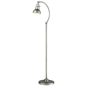 Lampe sur pied à 1 lumière Ramsay de Z-Lite, 11,4 po x 59,5 po, argent poli