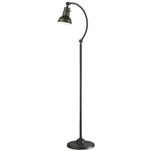 Z-Lite Ramsay 1 Light Floor Lamp - 11.4-in x 59.5-in - Old Bronze