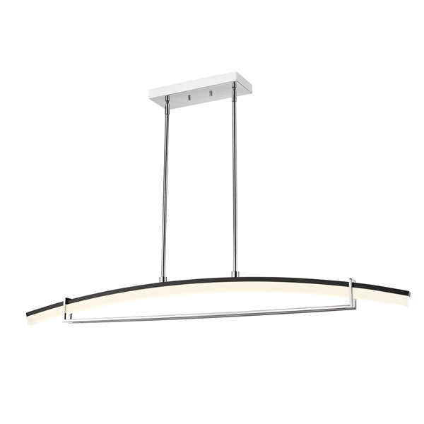 Z-Lite Arc 1 Light Chandelier - 56.25-in - LED
