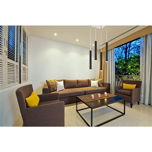 Z-Lite Forest 4 Light Island/Billiard - 9.5 in x 12 in - Chrome/Matte Black