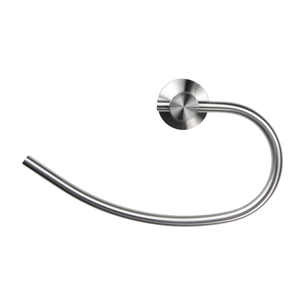 Boann Tacoma Series Towel Ring - Brushed Nickel