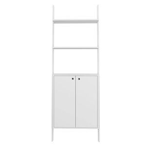 Manhattan Comfort Cooper Ladder Display Cabinet - 24.8-in x 72.04-in - White
