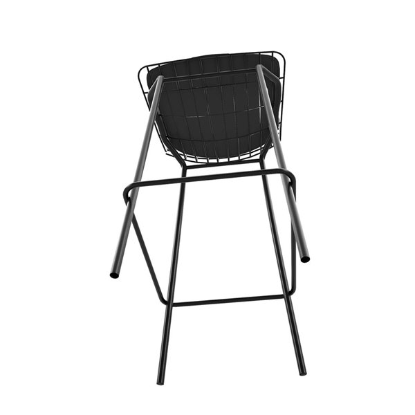 Manhattan Comfort Madeline Barstool - 27.95-in - Black