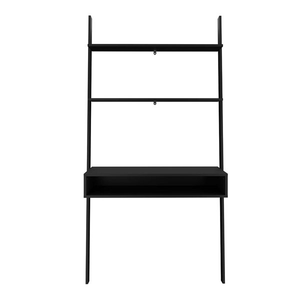 Manhattan Comfort Cooper Ladder Desk - 36.61-in - Black