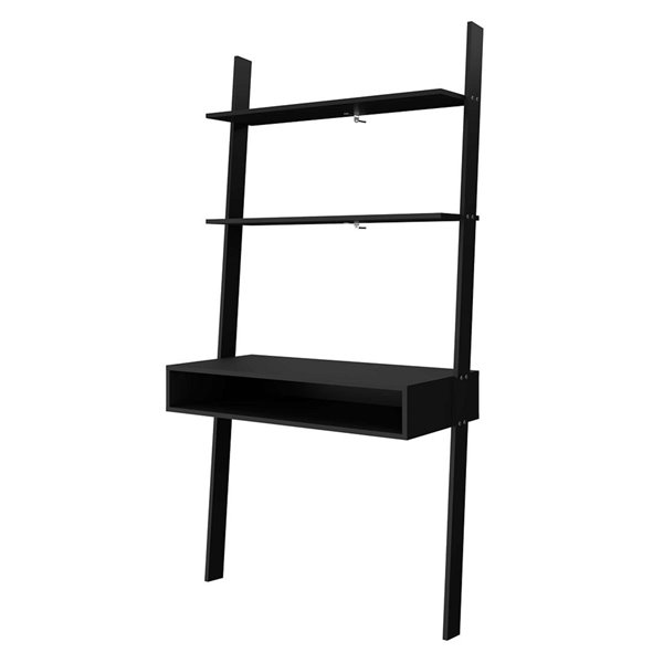 Manhattan Comfort Cooper Ladder Desk - 36.61-in - Black